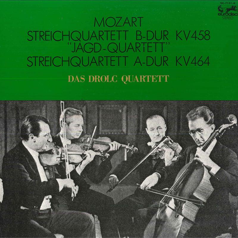 LP Record DROLC QUARTETT - Mozart/Streuchquartett B-dur Kv458< OC7151K COLUMBIA 1978 Japan Classical Used