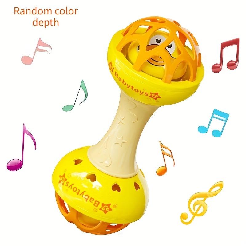 Soft Baby Rattle Shaker Toy for Newborn Grasp Training Early Educational Sensory Teether Toy