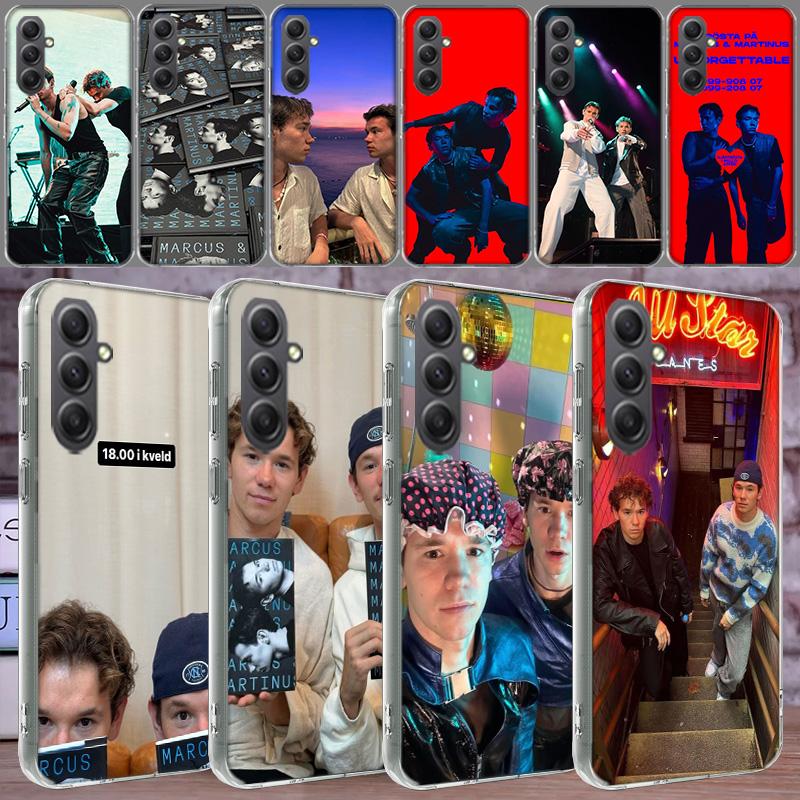 Marcus And Martinus Music Phone Case for Samsung A16 A26 A36 A56 A17 A37 A57 A07 A06 A02S A03 A04S A05S Galaxy Note 20 10 A50S A