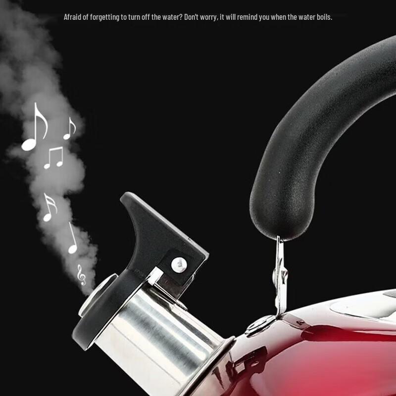 maxcook Чайник свистящий из нержавеющей стали 304, 4 л