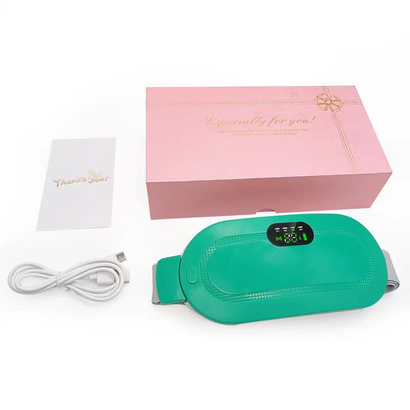 Перезаряжаемый цифровой пояс для согревания матки для девочек: Тепло, массаж и защита талии для облегчения дисменореи