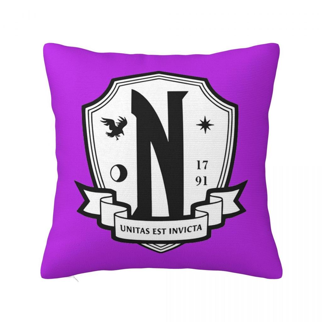 Герб Академии Nevermore (чистый) Квадратная Наволочка Чехол для Подушки Наволочка Чехол для Декоративной Подушки для Дома Дивана Гостиной