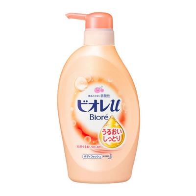 Biore u moisture увлажняющий гель для душа с помпой 480 мл