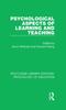 Книга Psychological Aspects of Learning and Teaching