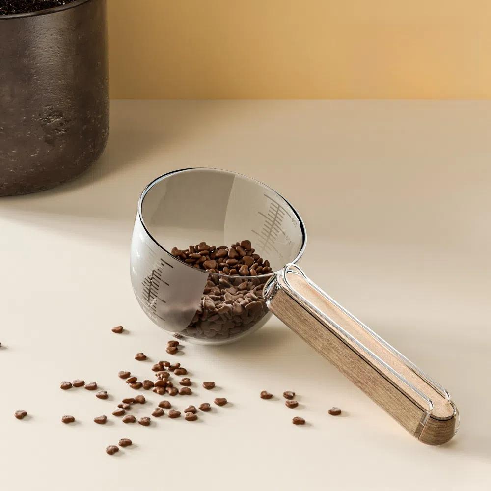 Пластиковые мерные ложки для сухого корма с зажимом для герметизации, новые мерные чашки для домашних животных, для собак и кошек