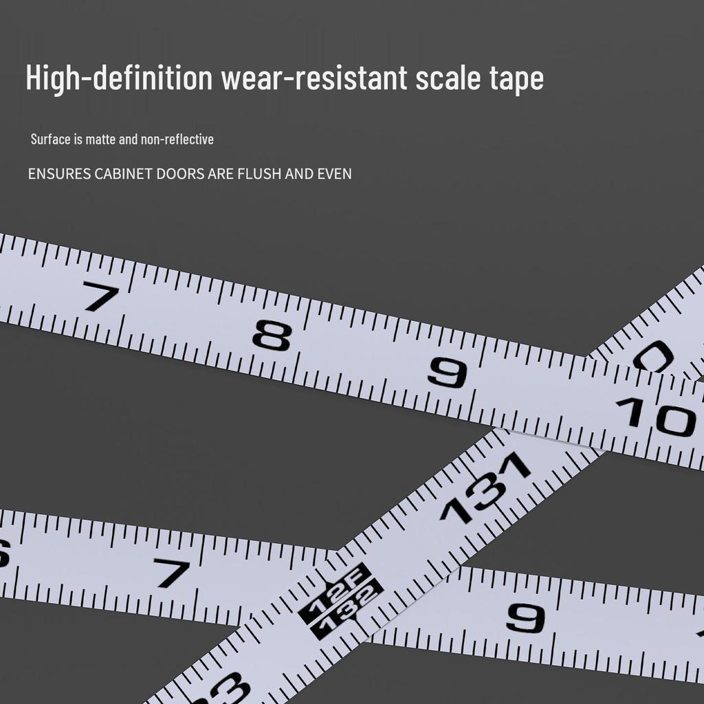 Imperial Self-Adhesive Ruler Strip for Table Saw – Metal, Scaled Sticker with Glue