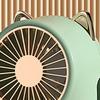 Настольный вентилятор для распыления тумана Fortune Cat Shape, многофункциональный нано-распылитель с 3 скоростями, небольшой охлаждающий вентилятор для распыления тумана