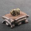 Retro Pure Copper Solid Brass Cute Rhino Tea Pet Tea Play Ornaments Toy