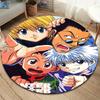 Ковер с круглым ворсом Hunter X Hunter Ковер для гостиной, спальни, дивана, игровой комнаты Декор Нескользящий коврик для пола