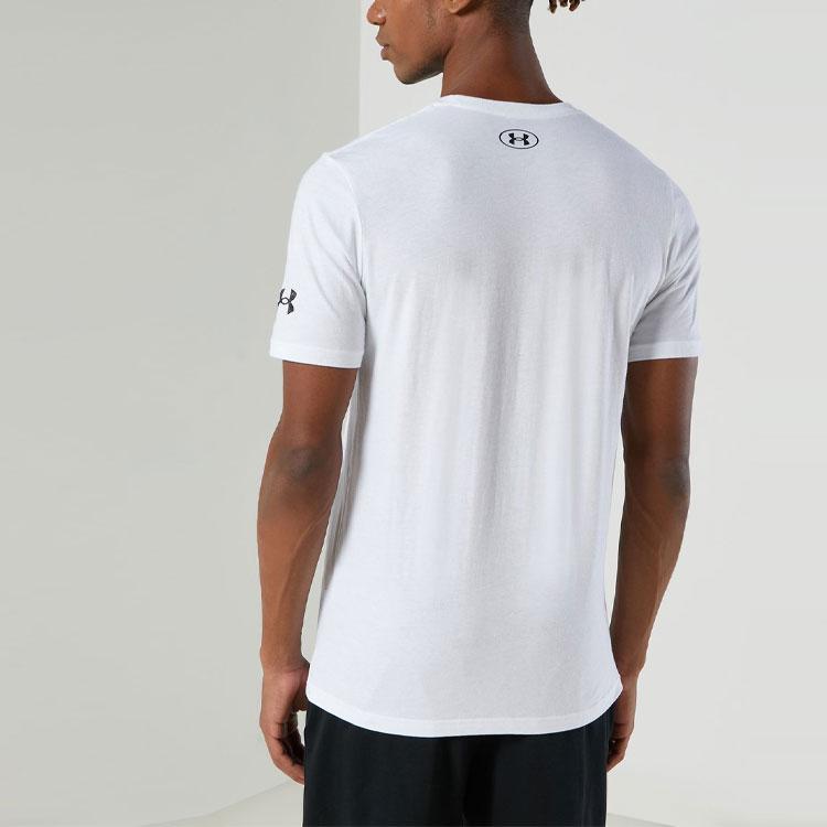 Under Armour Мужская спортивная футболка с прямыми штанинами Iron Training, белая 1357186-100