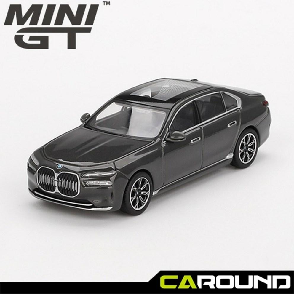 Мини ГТ (+818) 1:64 Масштабная модель BMW i7 xDrive60 - Серый Dravit