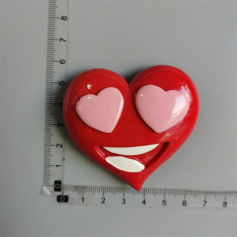 Kawaii Heart Flower Греция Heat Tiger Магнит на холодильник Хэллоуин Lip Shap Милая наклейка Магнитный домашний декор Подарки для детей Mun