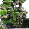 Simulation Resin Rockery Fake Tree Feng Shui Waterfall Humidifier Decoration