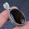 Подвеска из стерлингового серебра 925 пробы с натуральным агатом Монтана ручной работы 2,01 дюйма Y8K26
