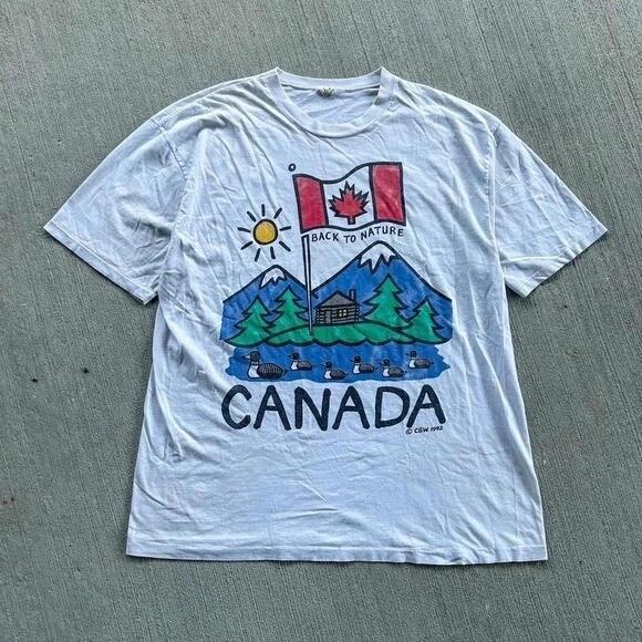 Vintage 1992 CANADA T-Shirt Size XL