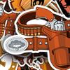 Персонализированные материалы для DIY коллажей 50 шт. Наклейки в стиле западных ковбоев, Водонепроницаемые наклейки с шляпой и сапогами для уникальных ретро-графических трендов, Скрапбукинг, Поделки, Вода