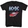 AC/DC Razors Edge Черная футболка музыкальной рок-группы