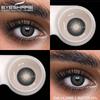 Brown Lenses 1 Pair Colored Contact Lenses for Eyes for Dark Eyes Natural Eye Contacts Fashion Lenses Yearly Blue Lens