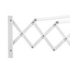 Retractable Wall-Mounted Clothes Drying Rack, 63.5x60x20cm, White