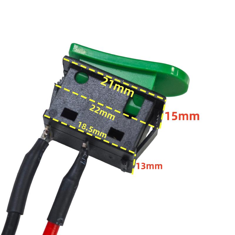 5 шт. Автомобильные Лодочные Автофургоны RV DIY Аксессуары Мини Тумблер 24В ВКЛ ВЫКЛ Переключатель с Проводом 3А Тумблер
