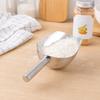 Совок для льда из нержавеющей стали, Многоцелевой металлический совок для льда для льдогенератора, Маленький совок для льда для ведра со льдом, Кухонные гаджеты Печенье