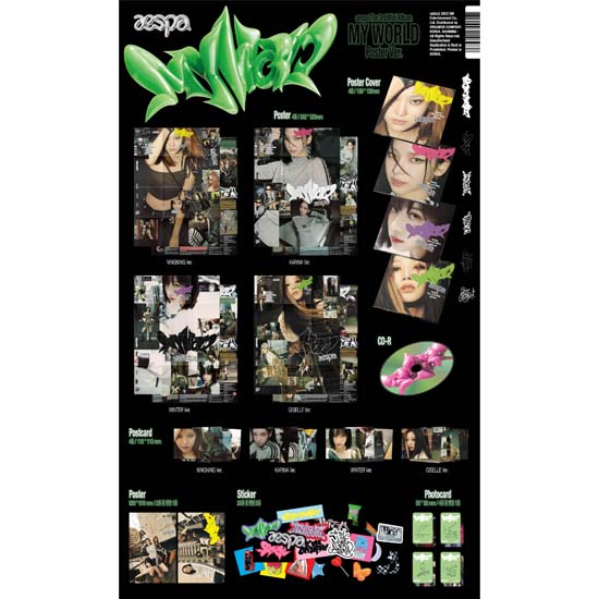 aespa 3-й мини-альбом МОЙ МИР (Плакат Вер.)