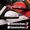 EXY1   2025 Hot 4Pcs Car Styling Door Handle Stickers Vinyl Decoration For Mercedes Benz AMG GLE GLS CLS GLC CLA GLA GLK ML C197 R231 W