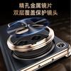 Чехол для Oppo Find N6 из натуральной кожи с ремешком-держателем для пальцев, металлический, вращающийся на 270°, невидимая подставка, всестороннее покрытие, книжка