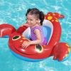 Детская водная лодка 1 шт. мультфильм рак надувной водонепроницаемый плавающий сидячий круг водные игрушки для бассейна