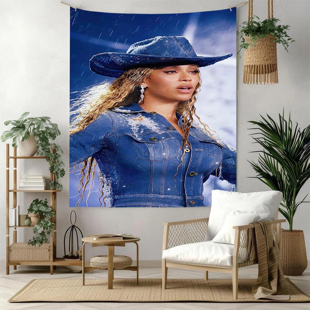 Beyonc Wall Decor Tapestry Art For Pet Memorial Birthdaywedding Party Backdrop Family Gift