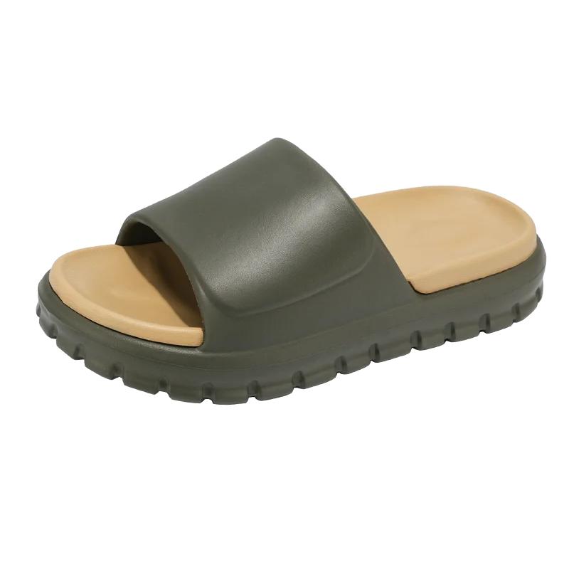 2025 Летние пляжные сандалии для отдыха на открытом воздухе Женская повседневная обувь Мужские шлепанцы Мужские сандалии Брендовые женские и мужские тапочки Модные шлепанцы из ЭВА