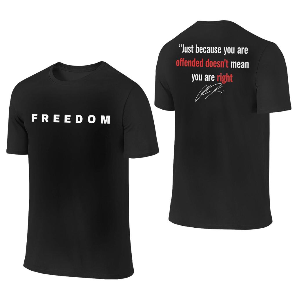 Men Women T-Shirts Freedom Charlie Kirk Eagle Prayer 100% Cotton Tee Shirt True Patriot T Shirts Clothes 2-sided Graphic Printed