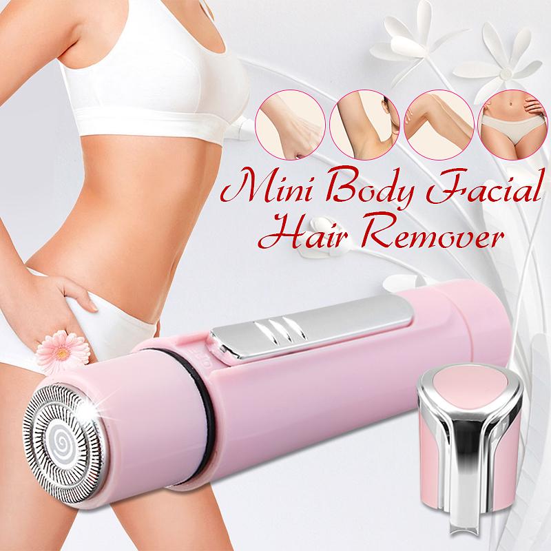 Женская мода, эпилятор для удаления волос на лице, мини-электрический депилятор для лица, бритва, губная помада Shap