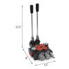 2 Spool Hydraulic Directional Control Valve 11gpm Adjustable Tractors Loaders