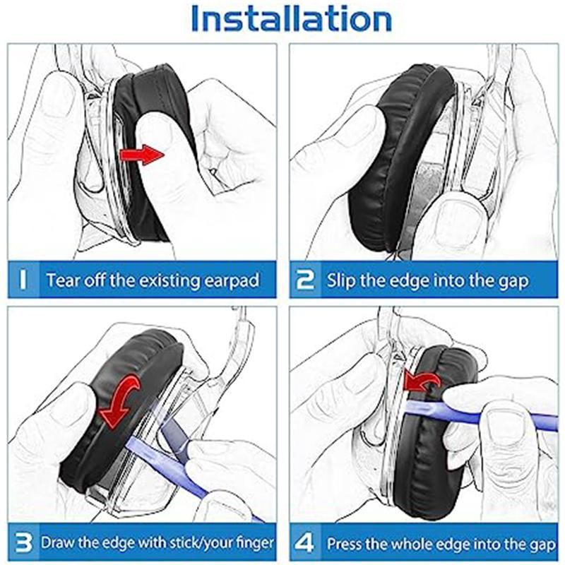 Сменные наушники, совместимые с амбушюрами Sennheiser HD201/HD180/HD201S/HD206/HD449, амбушюрами для наушников, запасными частями