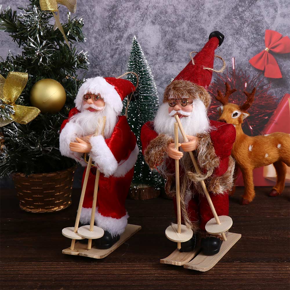 Xmas Tree Drop Ornaments N1N Santa Figure Hanging Pendants Santa Claus Doll Christmas Decorations