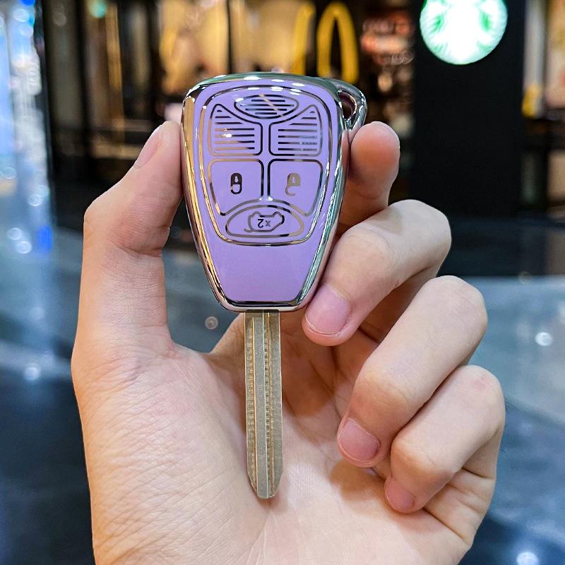 ПрименимоJEEPJeep Wrangler Free Passenger Rider Grand Commander, прямая пластина, автомобильный высококачественный чехол для ключей, сумка с пряжкой