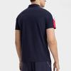 Fila Basic Simple Striped Short Sleeve Polo Shirt Men Polo Shirts Royal-Blue A11M323103FNV