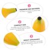 NUOLUX 5-Piece Simulation Banana Fruit Sandbox, Hand Percussion Instrument, Fake Fruit Bananas, Hand Percussion Fruit Shaker, Simulated Fruit Maracas,