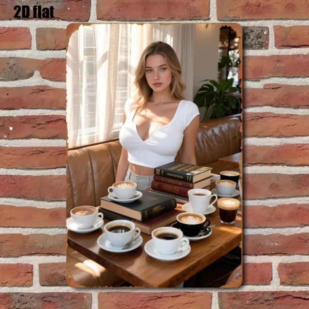 Ретро Металлическая Вывеска 8x12 Дюймов Винтажный Оловянный Плакат Защищенный от Ржавчины Настенный Декор Для Дома Сада Гаража Бара Уникальный Подарок на День Рождения
