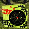 10/20pcs 8-inch Splatter Target Adhesive Shooting Target Stickers High Visibility Reactive Shooting Paper with Bright Effect