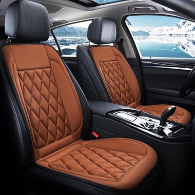 Подушка для сиденья автомобиля с подогревом для универсального использования, с электроподогревом для зимы; Совместимость 12В/24В.