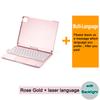 Bluetooth Magic Keyboard Case For iPad Air 4 5 10.9 Pro 11 Tablet Case Arabic Spanish Portuguese Keyboard