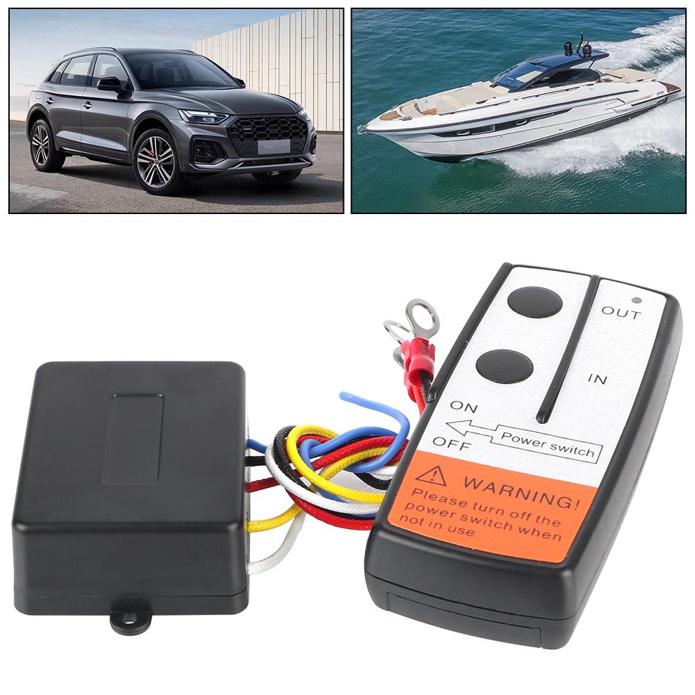 For Jeep Off-road ATV Trailer Wireless Winch Remote Control Kit 12V 24V Wireless electric Switch Controller Universal Winch Remote Control