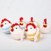 Handmade Woolen Chicken Keychain Pendant – Cute Ornament