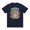 Funny Bober Kurwa Print Graphic Tee Shirt Unisex's Casual Fashion Short Sleeve T-shirt Summer Unisex 100% Cotton Oversized T Shirts Unisex