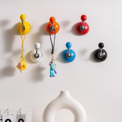 Керамические перфорированные настенные крючки для гостиной, бытовые настенные крючки для ключей, мелких предметов, крючки для одежды, настенные крючки для прихожей