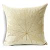 Nordic Style Golden Leaf Simple Bedside Cushion Cover Living Room Sofa Decoration Pillowcase 4040cm/4545cm/5050cm