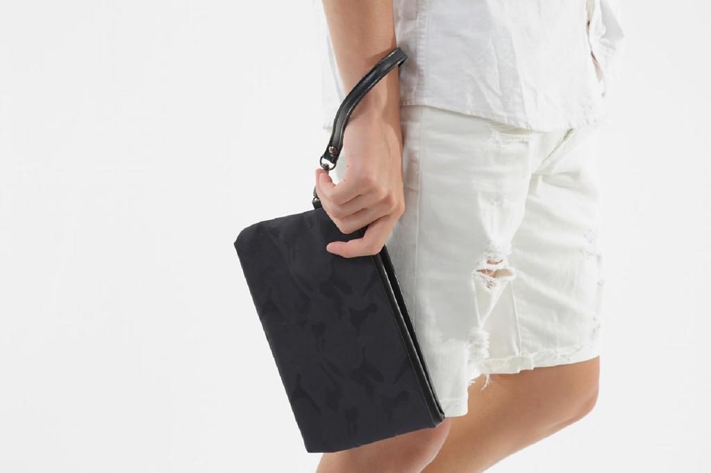 Camouflage Clutch Size M [cmy select] Men's Bag, Indigo,