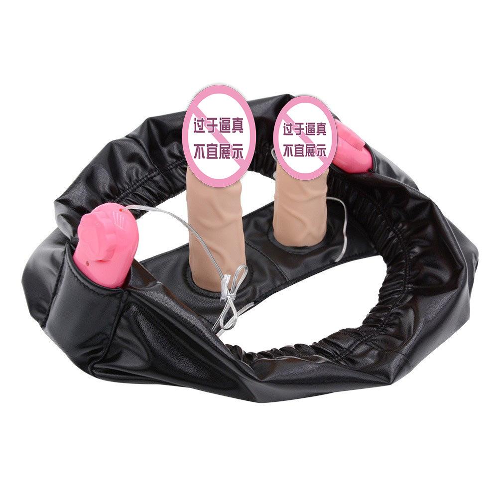 Сексуальное носимое поддельное нижнее белье для пениса женское носимое дилдо вибратор женская мастурбация анус игрушка